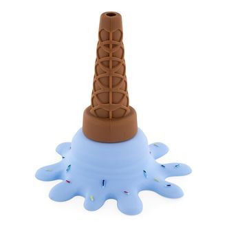 Bong de silicone em forma de gelado