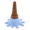 Bong de silicone em forma de gelado