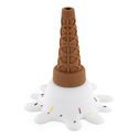 Bong de silicone em forma de gelado