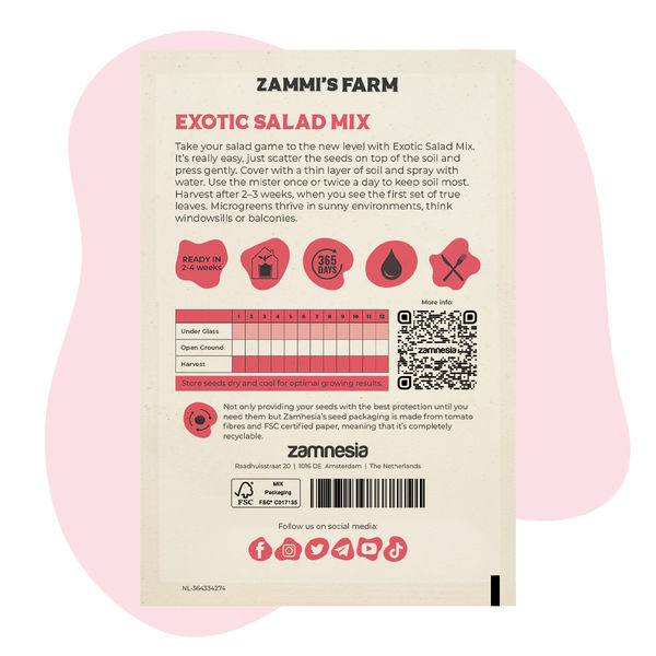 Microgreens Exotic Salad Mix – Sementes