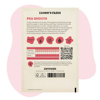 Rebentos de ervilha (Pisum sativum) para microvegetais