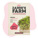 Sementes de microverdes de Mizuna (Brassica rapa)