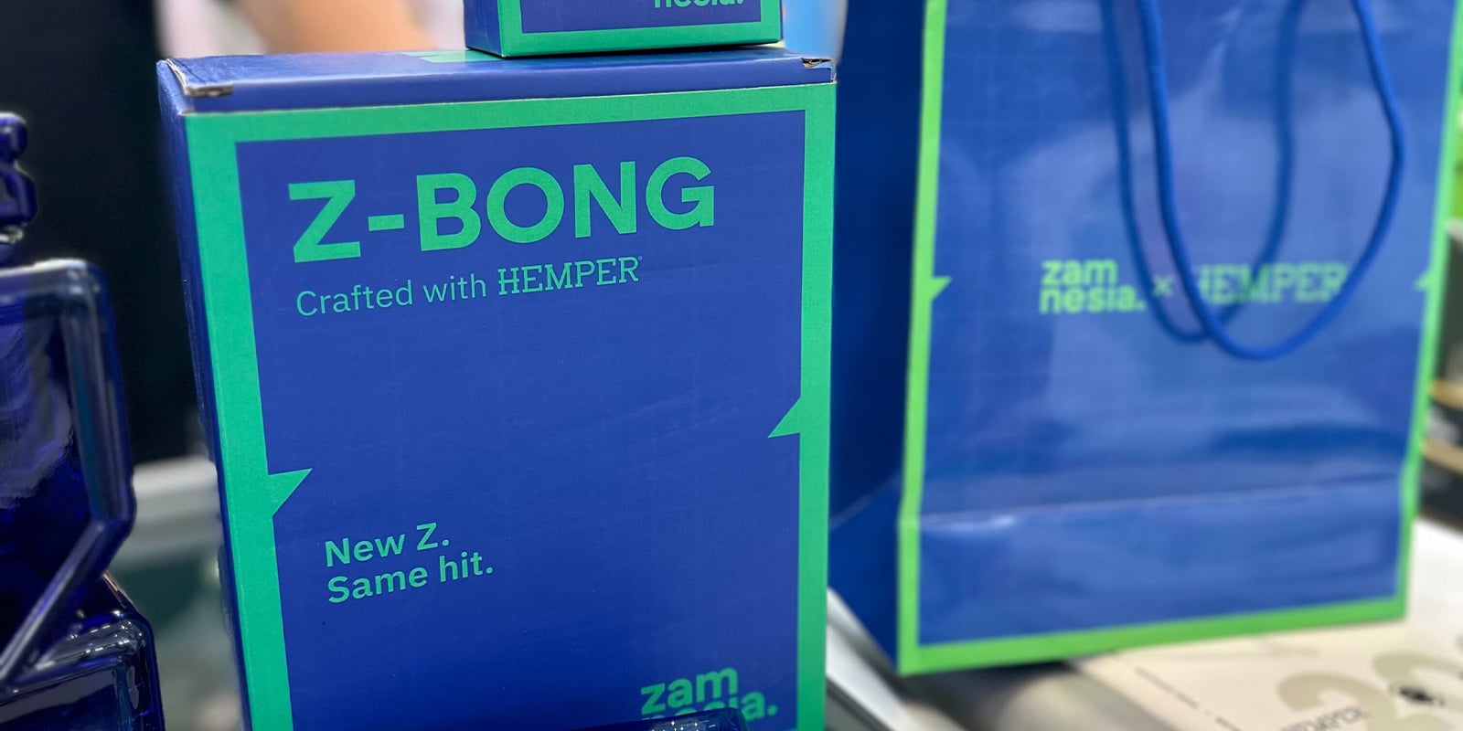 Novos bongs no stand da Hemper Novos bongs no stand da Hemper