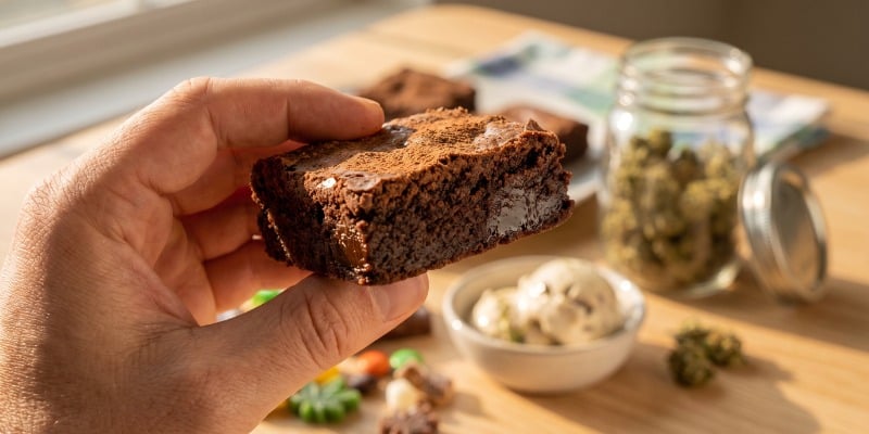 Comestíveis com infusão de canábis Comestíveis com infusão de canábis