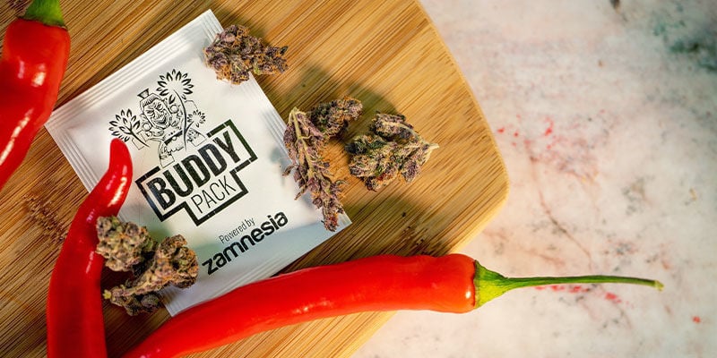 Como usar pimentos picantes no cultivo associado à cannabis