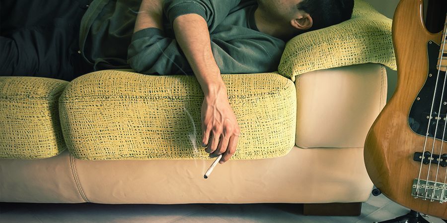 O efeito couch-lock preguiçoso