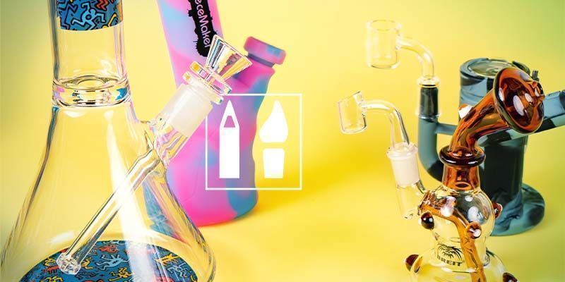 Diferença entre bongs e dab rigs: design