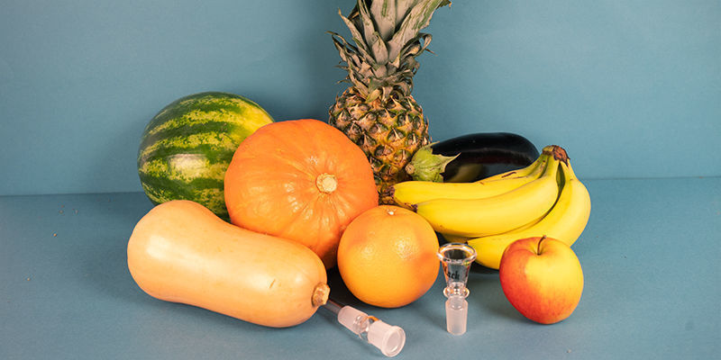 Quais são as melhores frutas ou vegetais para fabricar um bong ou cachimbo caseiro?