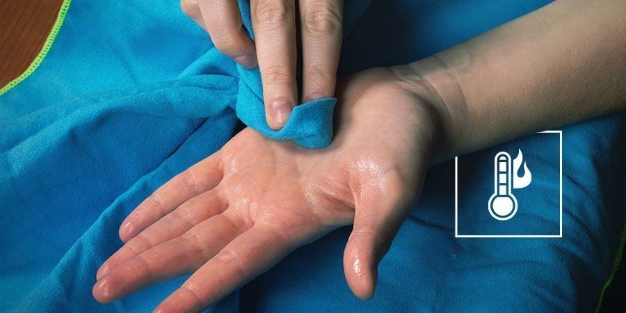 métodos de teste de drogas: suor