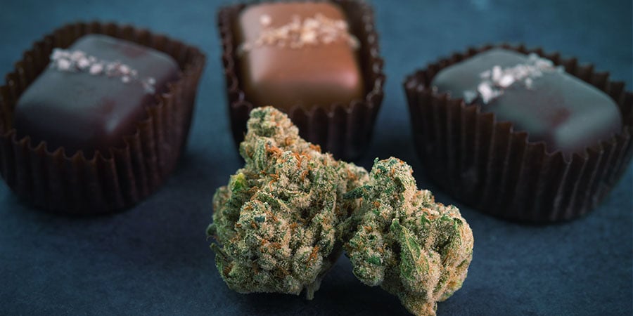 Consumir canábis medicinal - Comestíveis