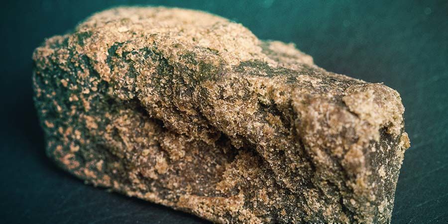 Extrato de cannabis: pólen de haxixe