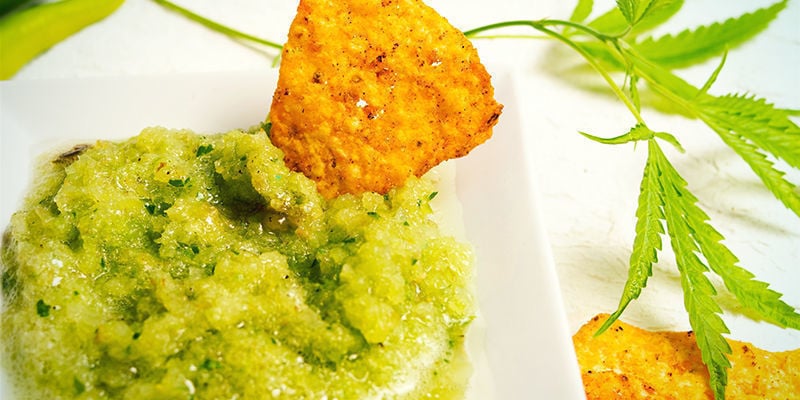 GUACAMOLE DUPLAMENTE VERDE COM CANÁBIS