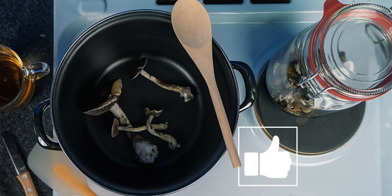 Quais os benefícios de cozinhar com cogumelos mágicos?
