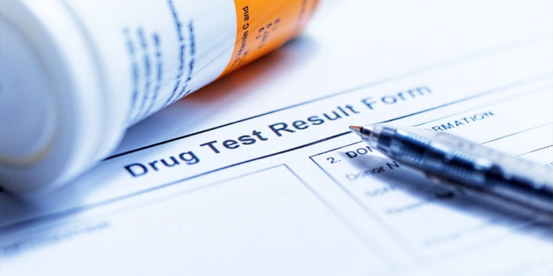 O que acontece se não passar num teste de drogas?