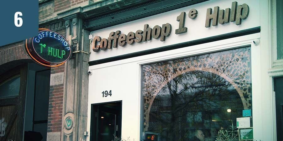 Coffeeshop 1e Hulp Amsterdam - Melhor Flor Indica
