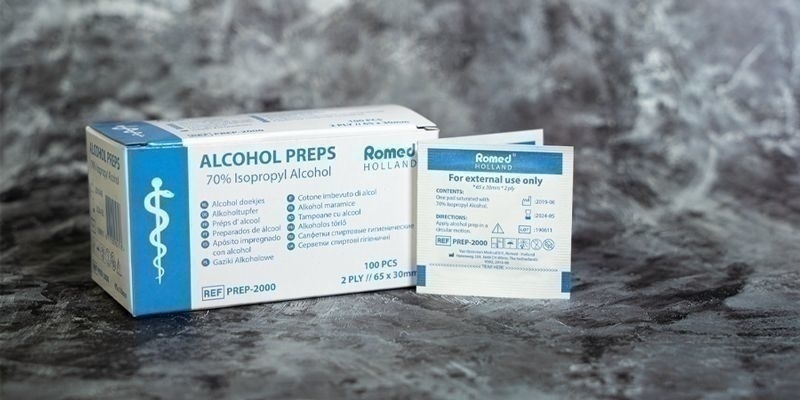 Toalhitas de álcool 70%