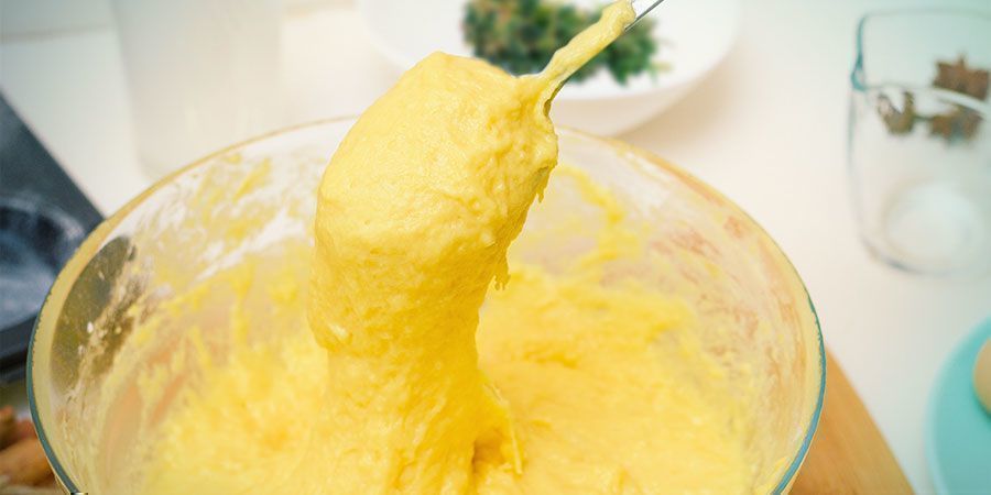 Não misturar bem as receitas comestíveis