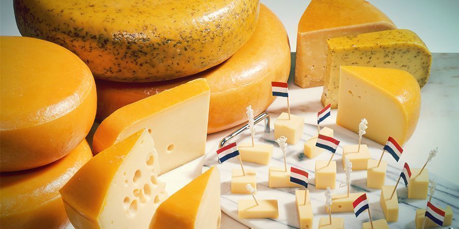 Snacks de Amesterdão: Queijo holandês
