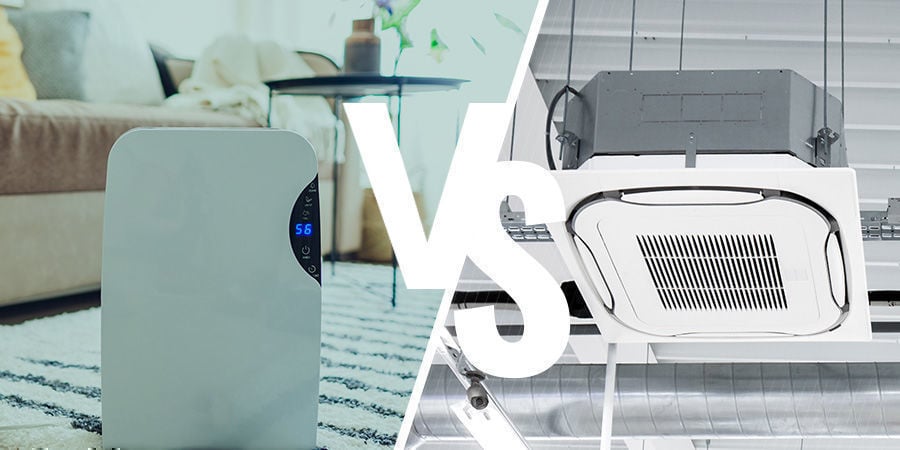 Desumidificador doméstico vs desumidificador para canábis