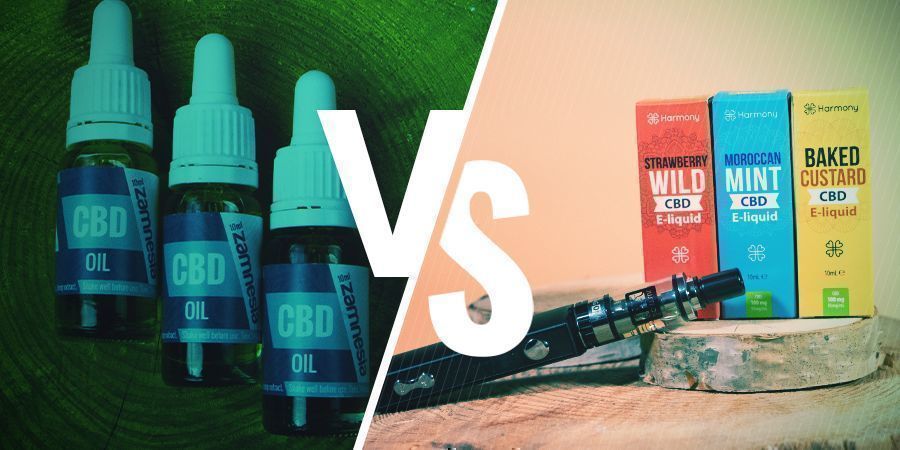 O óleo CBD é o mesmo que o e-líquido de CBD?