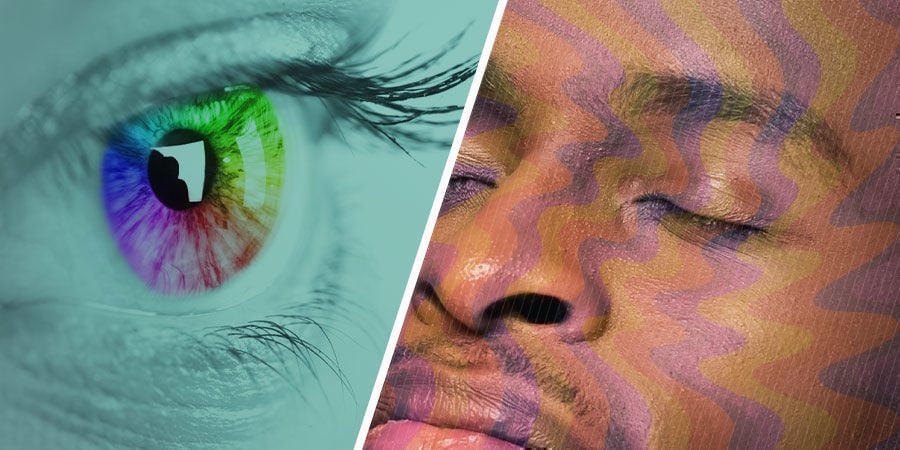 Dois Tipos de Efeitos Visuais Psicadélicos