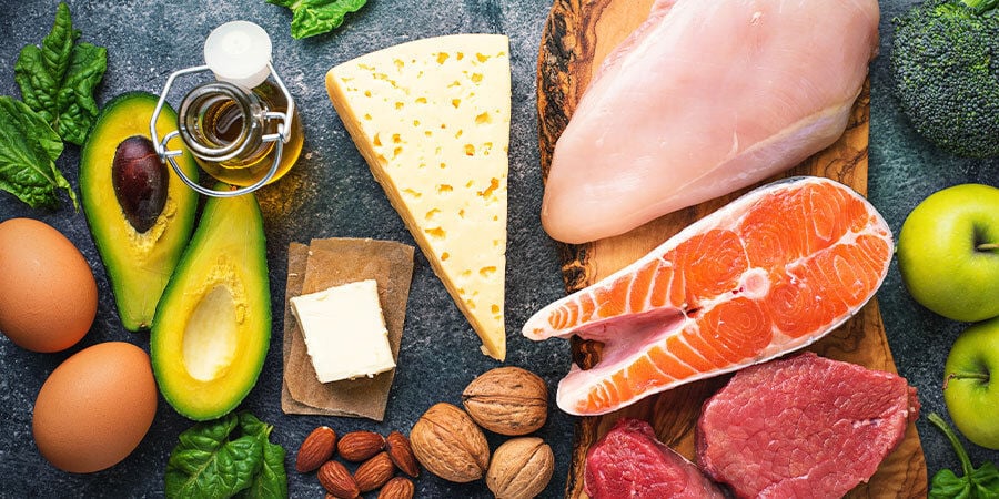 Exemplos de alimentos cetogénicos
