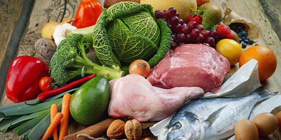 Exemplos de alimentos paleo