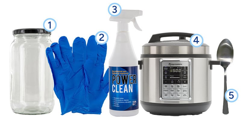 Ingredientes e equipamentos