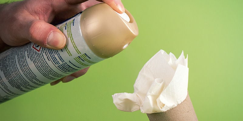 Fazer um sploof sem folhas para secador