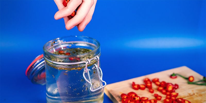 Como conservar pimentos picantes em vinagre