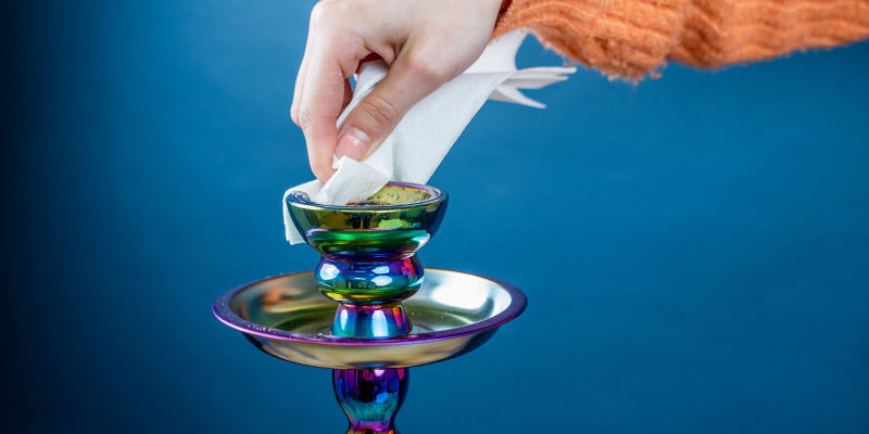 1. Limpe a sua shisha