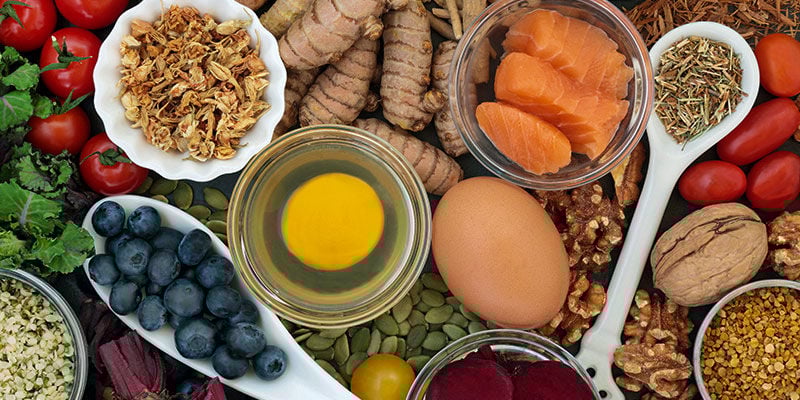 Foque em alimentos integrais