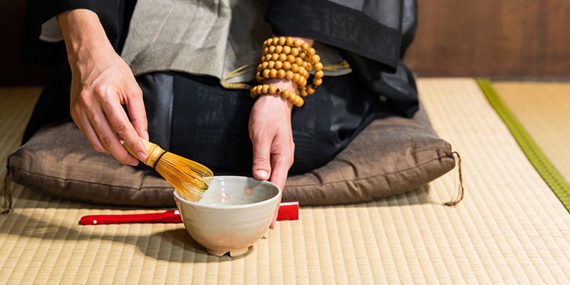 História do matcha