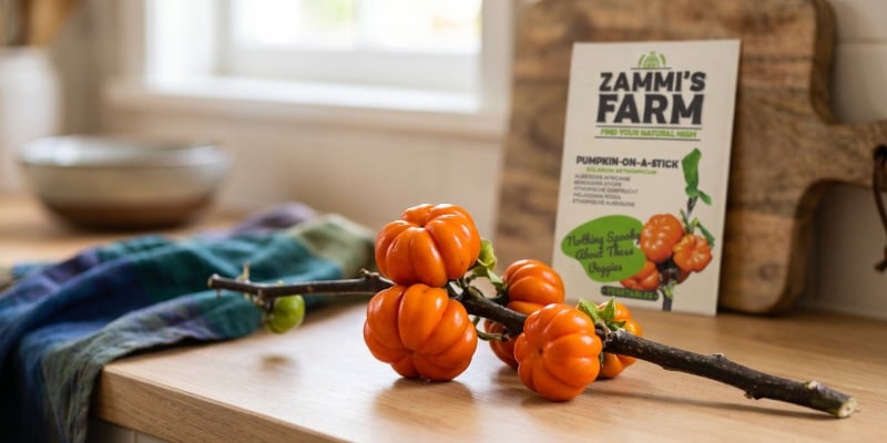 Pumpkin on a stick
