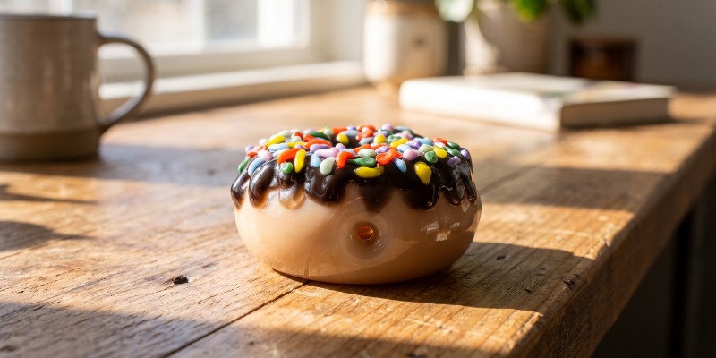 Cachimbo De Vidro Donut Bite Me
