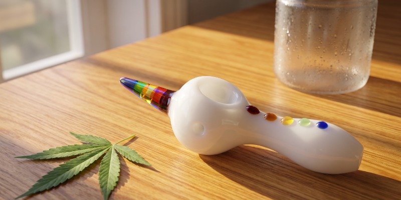 Cachimbo de Vidro Unicórnio Cachimbo de Vidro Unicórnio