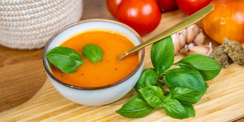 Sopa de Tomate com Terpenos