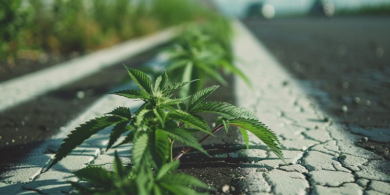 Atravessar a meta do cannabis