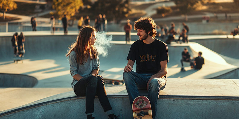 Benefícios da canábis no skate