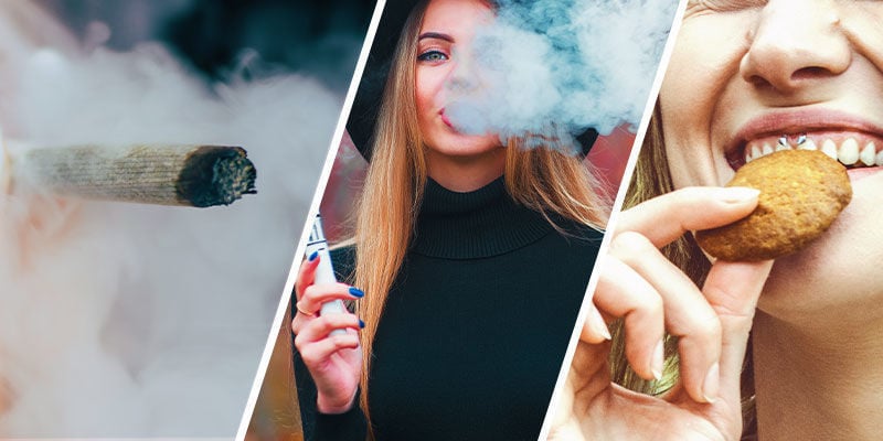 Há diferença entre fumar, vaporizar ou consumir demasiada cannabis?