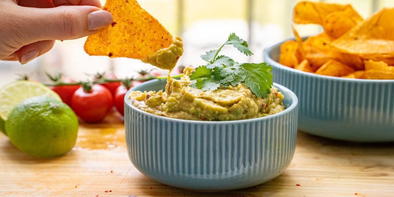 Guacamole de canábis & chips (Moderado)