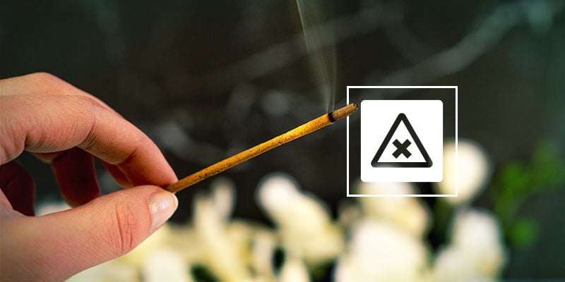 Os paus de incenso são prejudiciais?