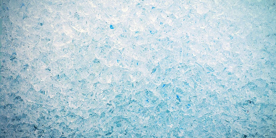 Alternativas à água para bong: gelo picado e neve