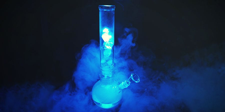 Alternativas à água para bong: água gelada