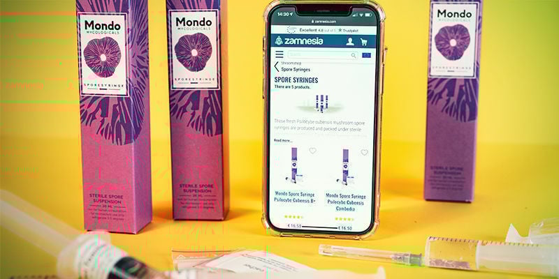 Onde encontrar seringas de esporos de cogumelos mágicos?