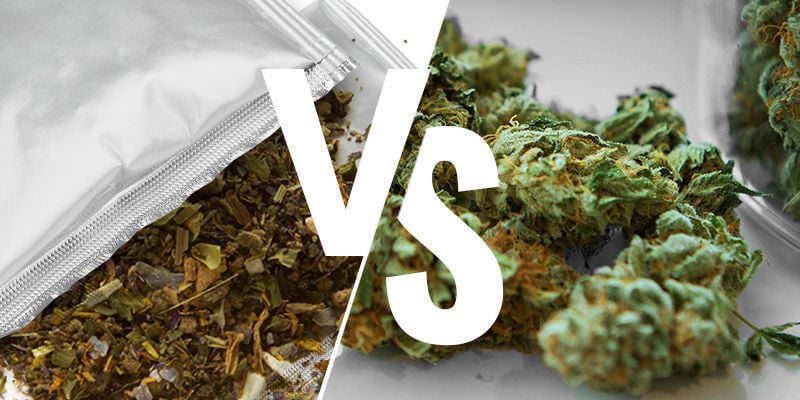Cannábis natural vs sintético
