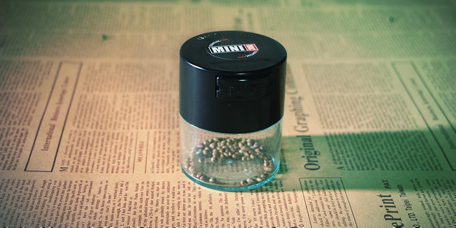 Armazenamento de sementes e controlo de humidade