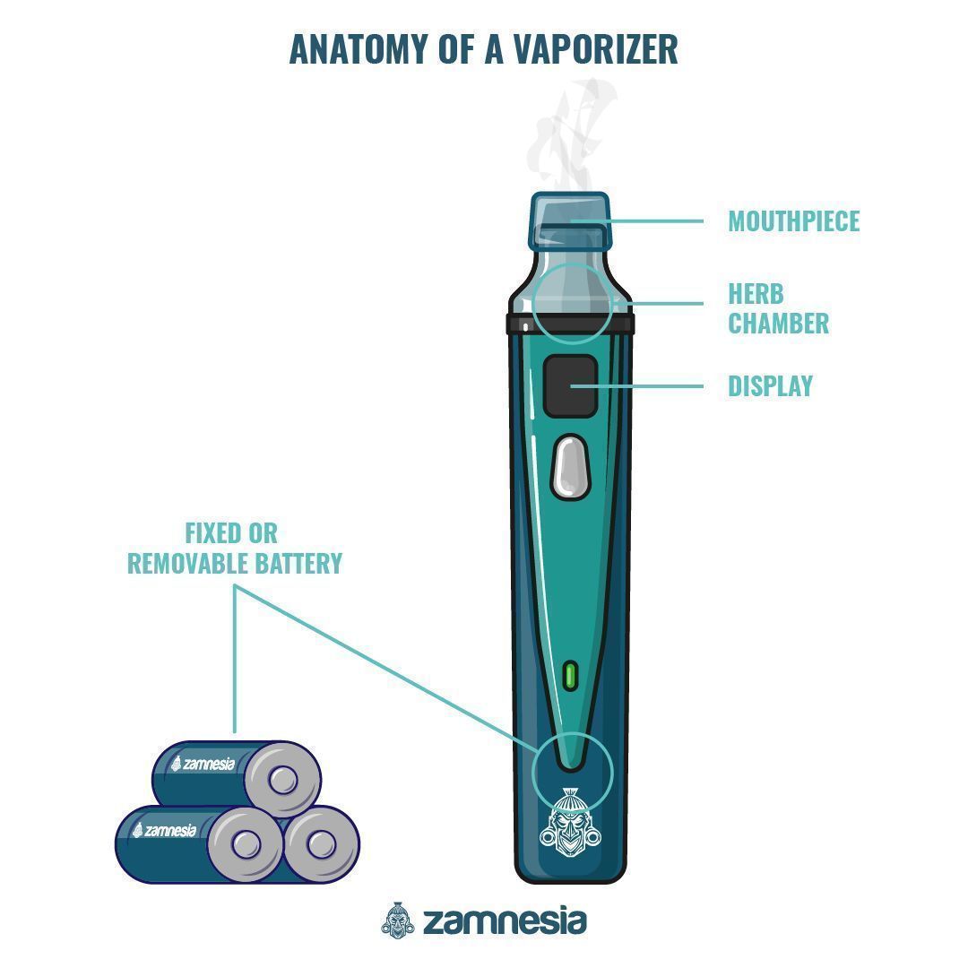 ANATOMIA DE UM VAPORIZADOR DE ERVAS SECAS