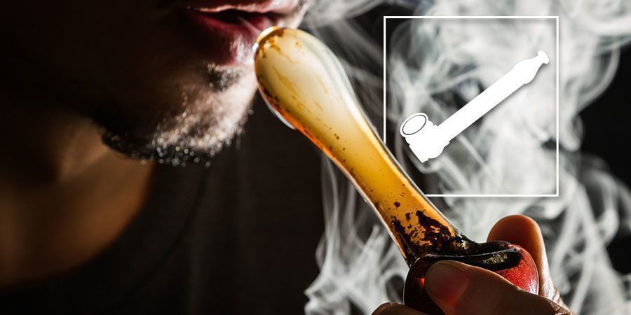 Como fumar cannabis com um cachimbo