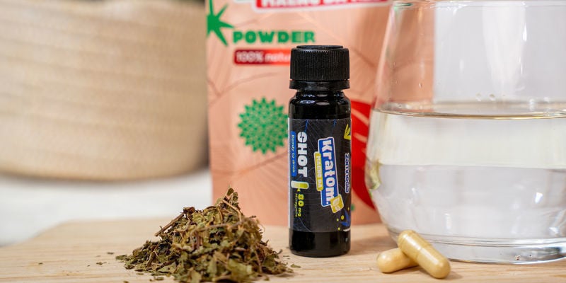 Comparação de diferentes produtos de kratom